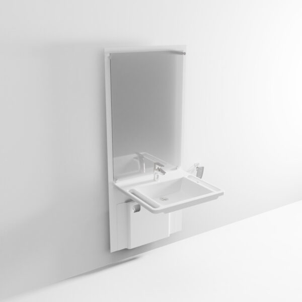SlimLine - Elektrisk Justerbar Håndvask med spejl - Image 5