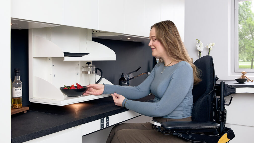 accessible kitchen upper cabinets