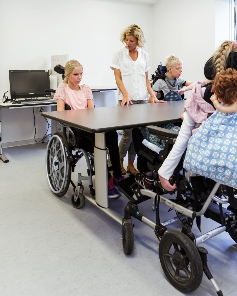 wheelchair accessible table